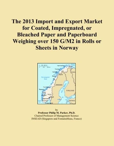 The 2013 Import and Export Market for Coated, Impregnated, or Bleached Paper and Paperboard Weighing over 150 G/M2 in Rolls or Sheets in Norway