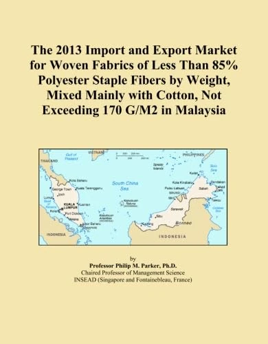 The 2013 Import and Export Market for Woven Fabrics of Less Than 85% Polyester Staple Fibers by Weight, Mixed Mainly with Cotton, Not Exceeding 170 G/M2 in Malaysia