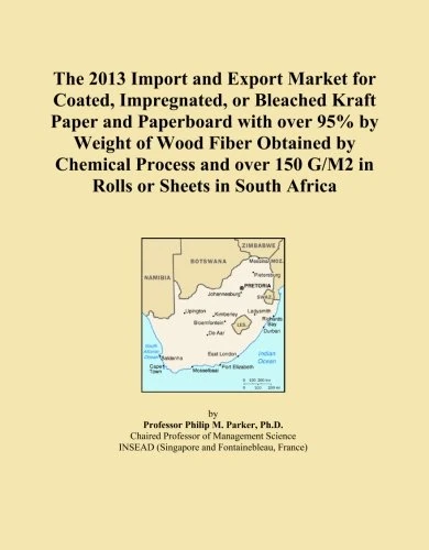 The 2013 Import and Export Market for Coated, Impregnated, or Bleached Kraft Paper and Paperboard with over 95% by Weight of Wood Fiber Obtained by ... 150 G/M2 in Rolls or Sheets in South Africa