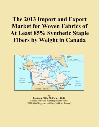 The 2013 Import and Export Market for Woven Fabrics of At Least 85% Synthetic Staple Fibers by Weight in Canada