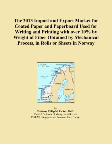 The 2013 Import and Export Market for Coated Paper and Paperboard Used for Writing and Printing with over 10% by Weight of Fiber Obtained by Mechanical Process, in Rolls or Sheets in Norway
