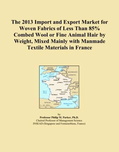 The 2013 Import and Export Market for Woven Fabrics of Less Than 85% Combed Wool or Fine Animal Hair by Weight, Mixed Mainly with Manmade Textile Materials in France