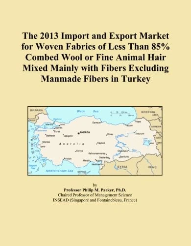 The 2013 Import and Export Market for Woven Fabrics of Less Than 85% Combed Wool or Fine Animal Hair Mixed Mainly with Fibers Excluding Manmade Fibers in Turkey