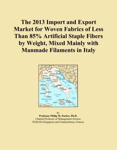 The 2013 Import and Export Market for Woven Fabrics of Less Than 85% Artificial Staple Fibers by Weight, Mixed Mainly with Manmade Filaments in Italy