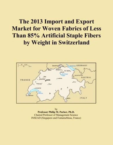 The 2013 Import and Export Market for Woven Fabrics of Less Than 85% Artificial Staple Fibers by Weight in Switzerland