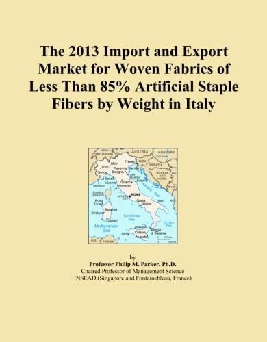 The 2013 Import and Export Market for Woven Fabrics of Less Than 85% Artificial Staple Fibers by Weight in Italy