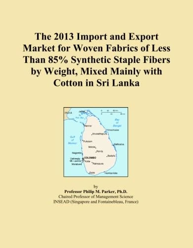 The 2013 Import and Export Market for Woven Fabrics of Less Than 85% Synthetic Staple Fibers by Weight, Mixed Mainly with Cotton in Sri Lanka