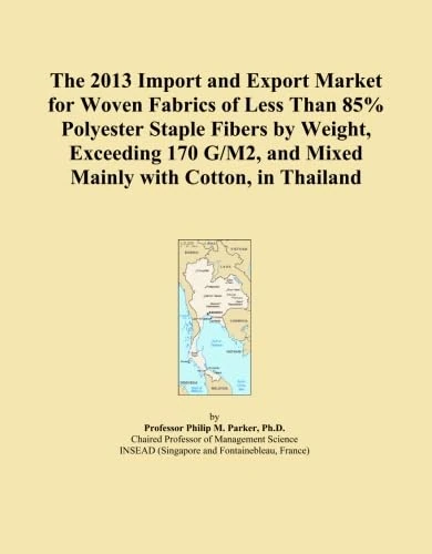 The 2013 Import and Export Market for Woven Fabrics of Less Than 85% Polyester Staple Fibers by Weight, Exceeding 170 G/M2, and Mixed Mainly with Cotton, in Thailand
