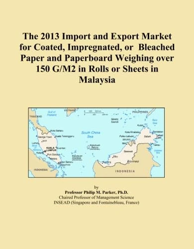 The 2013 Import and Export Market for Coated, Impregnated, or Bleached Paper and Paperboard Weighing over 150 G/M2 in Rolls or Sheets in Malaysia