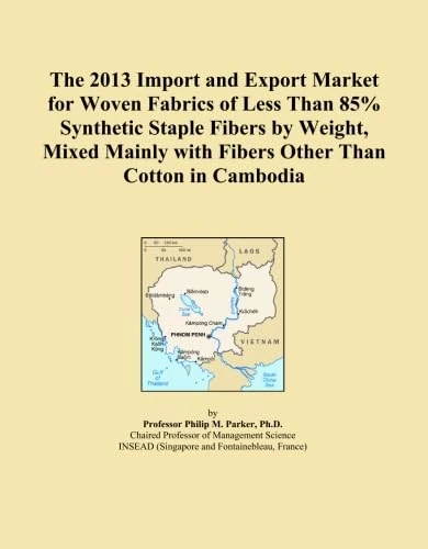 The 2013 Import and Export Market for Woven Fabrics of Less Than 85% Synthetic Staple Fibers by Weight, Mixed Mainly with Fibers Other Than Cotton in Cambodia