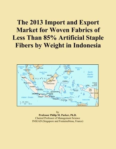 The 2013 Import and Export Market for Woven Fabrics of Less Than 85% Artificial Staple Fibers by Weight in Indonesia