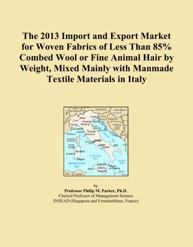The 2013 Import and Export Market for Woven Fabrics of Less Than 85% Combed Wool or Fine Animal Hair by Weight, Mixed Mainly with Manmade Textile Materials in Italy