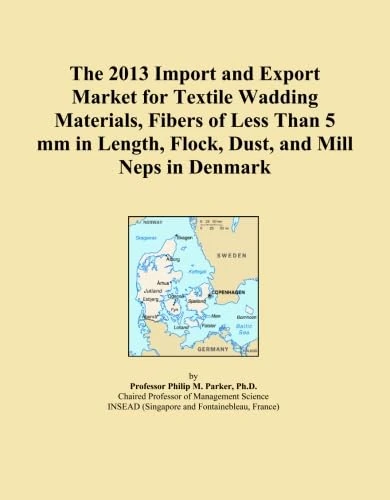 The 2013 Import and Export Market for Textile Wadding Materials, Fibers of Less Than 5 mm in Length, Flock, Dust, and Mill Neps in Denmark