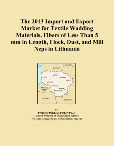 The 2013 Import and Export Market for Textile Wadding Materials, Fibers of Less Than 5 mm in Length, Flock, Dust, and Mill Neps in Lithuania
