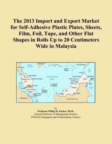 The 2013 Import and Export Market for Self-Adhesive Plastic Plates, Sheets, Film, Foil, Tape, and Other Flat Shapes in Rolls Up to 20 Centimeters Wide in Malaysia