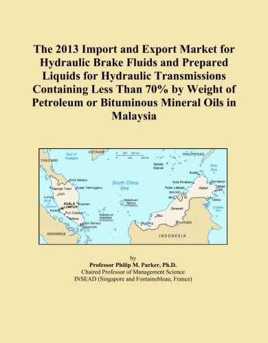 The 2013 Import and Export Market for Hydraulic Brake Fluids and Prepared Liquids for Hydraulic Transmissions Containing Less Than 70% by Weight of Petroleum or Bituminous Mineral Oils in Malaysia