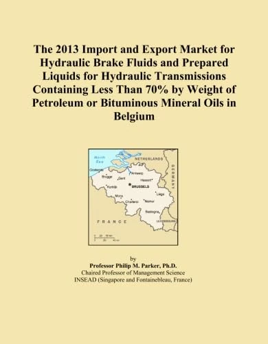 The 2013 Import and Export Market for Hydraulic Brake Fluids and Prepared Liquids for Hydraulic Transmissions Containing Less Than 70% by Weight of Petroleum or Bituminous Mineral Oils in Belgium