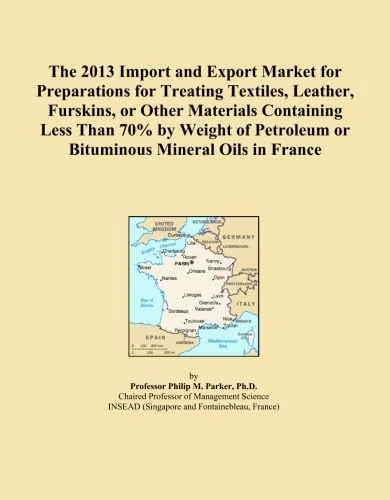 The 2013 Import and Export Market for Preparations for Treating Textiles, Leather, Furskins, or Other Materials Containing Less Than 70% by Weight of Petroleum or Bituminous Mineral Oils in France