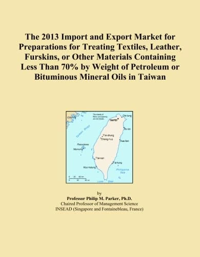 The 2013 Import and Export Market for Preparations for Treating Textiles, Leather, Furskins, or Other Materials Containing Less Than 70% by Weight of Petroleum or Bituminous Mineral Oils in Taiwan