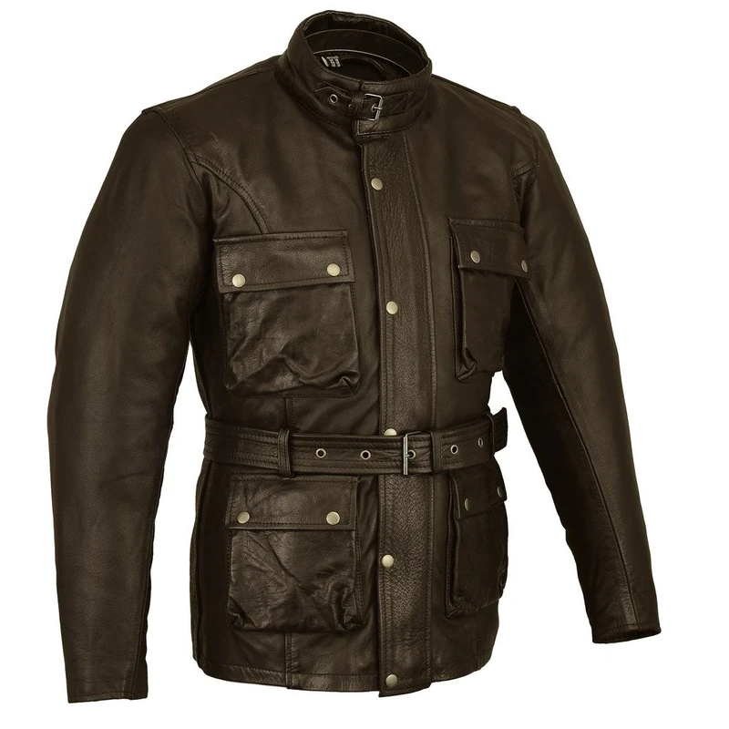 Bikers Gear Mens Lj1121-4xl, Brown, 4XL UK - Image 1