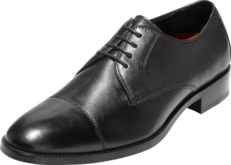 Cole Haan Men's Lenox Hill Cap Oxford, Black, 11 Wide