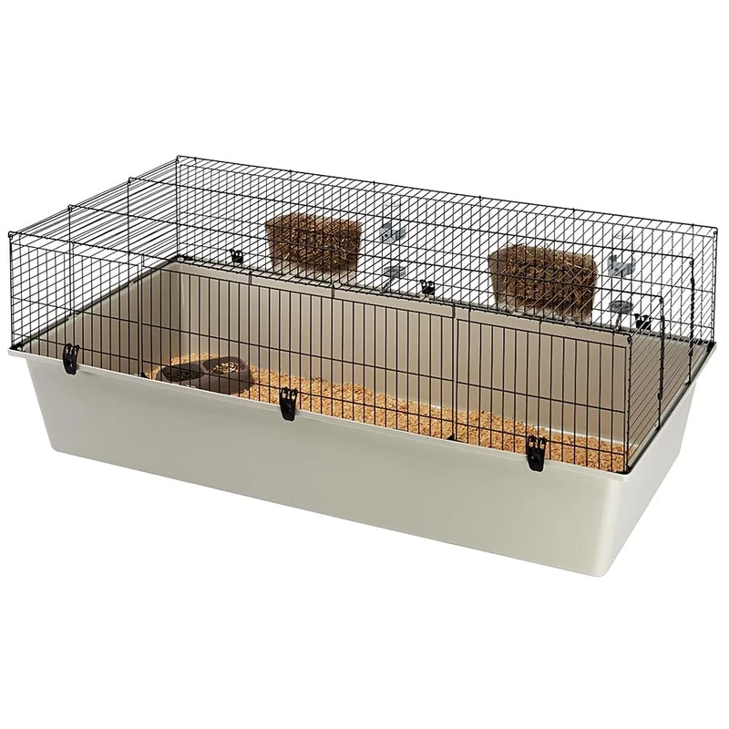 Ferplast Rabbit 160 Cage, 156.5 x 77 x 61.5 cm, Black