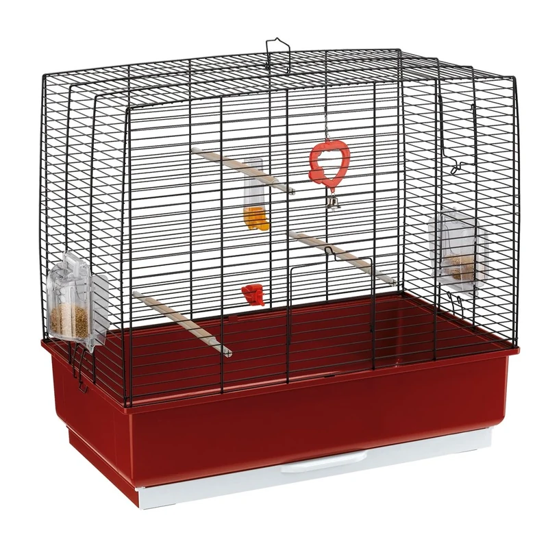Ferplast Rekord 4 Bird Cage, 60 x 32.5 x 57.5 cm, Black