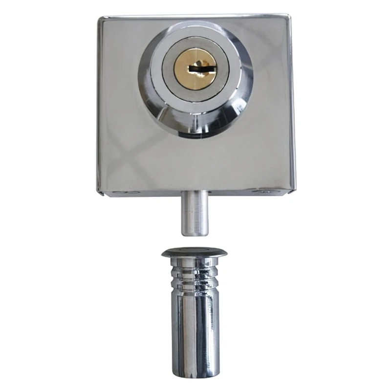 Wolfpack CBM 2006 - Lock Set for Glass Doors, Flat Key.