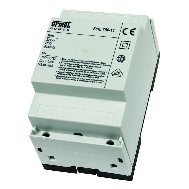 Urmet 786/11 Power Supply, Grey - Image 1