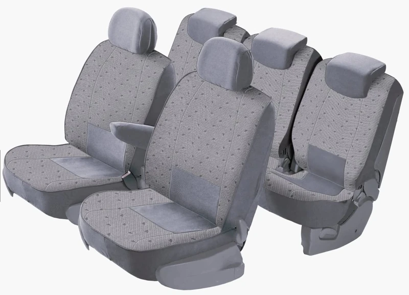 DBS - 19355 Car seat cover - custom made - high-end finish - fast installation - compatible with Airbag - Isofix - steering wheel left