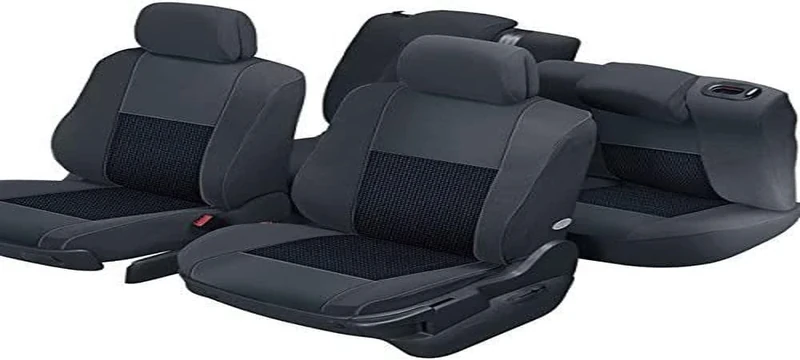 DBS - 19396 Car seat cover - custom made - high-end finish - fast installation - compatible with Airbag - Isofix - steering wheel left
