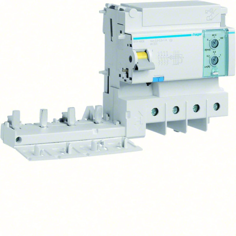 Hager BTC480E Differential Block for HM, 4P, Reg.80-100-125A