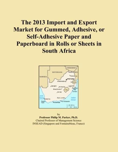 The 2013 Import and Export Market for Gummed, Adhesive, or Self-Adhesive Paper and Paperboard in Rolls or Sheets in South Africa