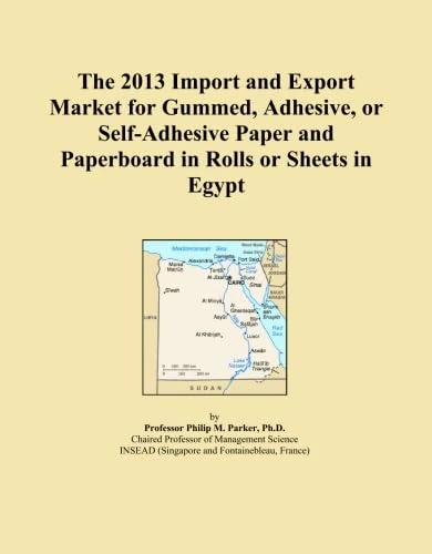 The 2013 Import and Export Market for Gummed, Adhesive, or Self-Adhesive Paper and Paperboard in Rolls or Sheets in Egypt