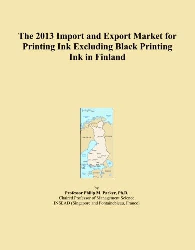 The 2013 Import and Export Market for Printing Ink Excluding Black Printing Ink in Finland