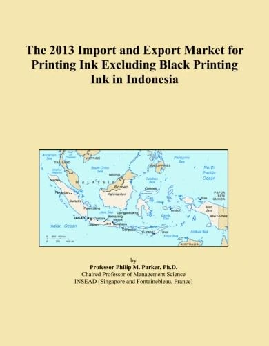 The 2013 Import and Export Market for Printing Ink Excluding Black Printing Ink in Indonesia