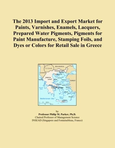 The 2013 Import and Export Market for Paints, Varnishes, Enamels, Lacquers, Prepared Water Pigments, Pigments for Paint Manufacture, Stamping Foils, and Dyes or Colors for Retail Sale in Greece