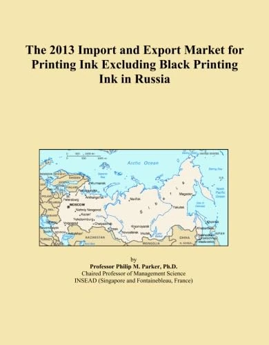 The 2013 Import and Export Market for Printing Ink Excluding Black Printing Ink in Russia
