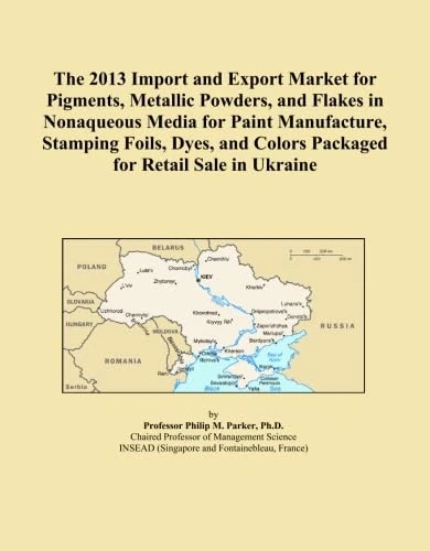 The 2013 Import and Export Market for Pigments, Metallic Powders, and Flakes in Nonaqueous Media for Paint Manufacture, Stamping Foils, Dyes, and Colors Packaged for Retail Sale in Ukraine