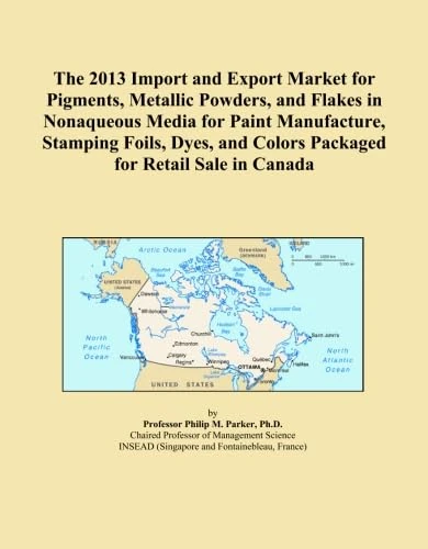 The 2013 Import and Export Market for Pigments, Metallic Powders, and Flakes in Nonaqueous Media for Paint Manufacture, Stamping Foils, Dyes, and Colors Packaged for Retail Sale in Canada