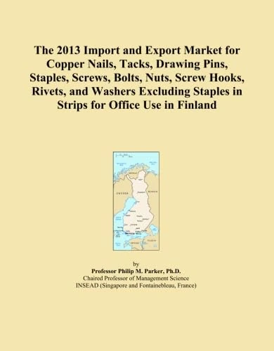 The 2013 Import and Export Market for Copper Nails, Tacks, Drawing Pins, Staples, Screws, Bolts, Nuts, Screw Hooks, Rivets, and Washers Excluding Staples in Strips for Office Use in Finland