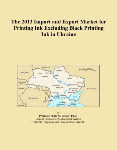 The 2013 Import and Export Market for Printing Ink Excluding Black Printing Ink in Ukraine