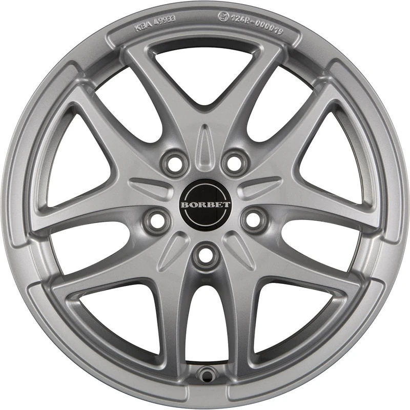 Borbet x B 7 x 17 ET 54 Bolt Circle 5 x 112 Hub Centering 57.06 x B 70754112557.06BP, Black Polished