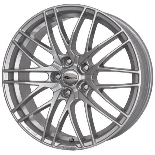 Brock B30 8 x 19 ET 45 Bolt Circle 5 x 112 Hub Centering 66.6 580070810, Crystal Silver Painted