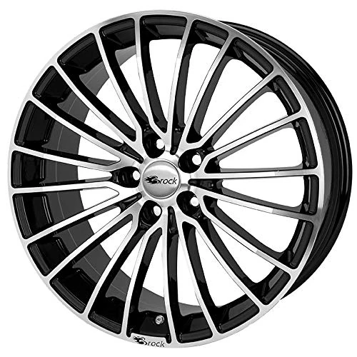 Brock – 4 X 7.5 J B24 R16 Black Hole Polished 5 X 108 Et45 CB 72.6 – 63.4 Set of Wheels of the Alloy