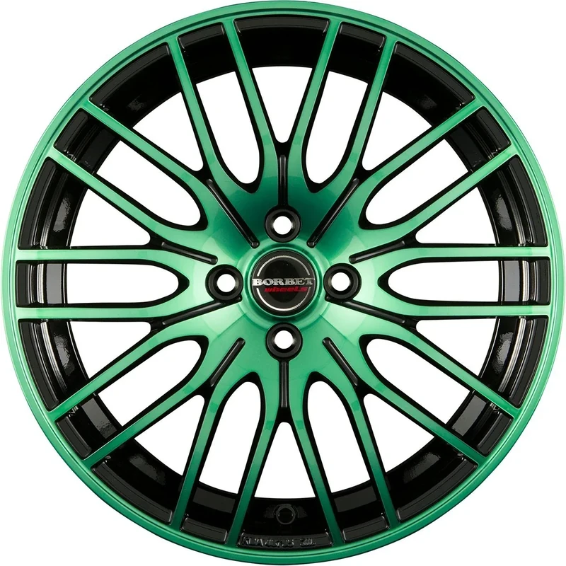 Borbet CW 4 7 x 17 ET 20 Bolt Circle 4 x 108 Hub Centering 65.1 CW4 70720108465.1STS, Sterling Silver