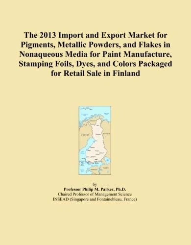 The 2013 Import and Export Market for Pigments, Metallic Powders, and Flakes in Nonaqueous Media for Paint Manufacture, Stamping Foils, Dyes, and Colors Packaged for Retail Sale in Finland