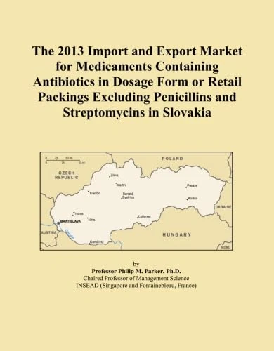 The 2013 Import and Export Market for Medicaments Containing Antibiotics in Dosage Form or Retail Packings Excluding Penicillins and Streptomycins in Slovakia