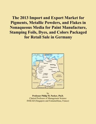 The 2013 Import and Export Market for Pigments, Metallic Powders, and Flakes in Nonaqueous Media for Paint Manufacture, Stamping Foils, Dyes, and Colors Packaged for Retail Sale in Germany