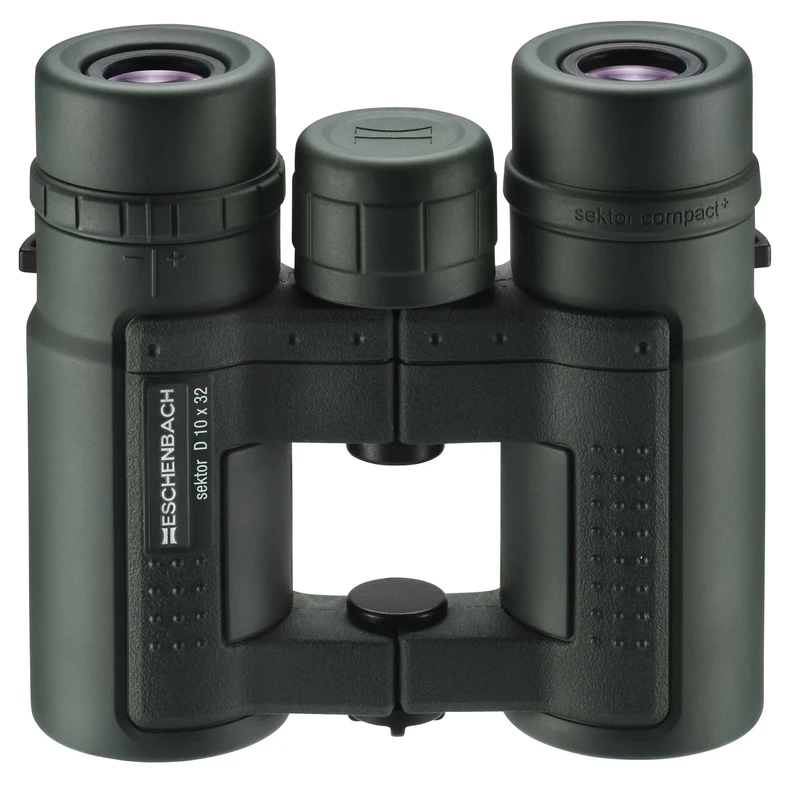 Eschenbach OPTIK sektor D 10x32 compact+ binoculars, green 4251132
